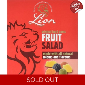 Lion Fruit Salad Gums 2kg Lions Wholesale Box